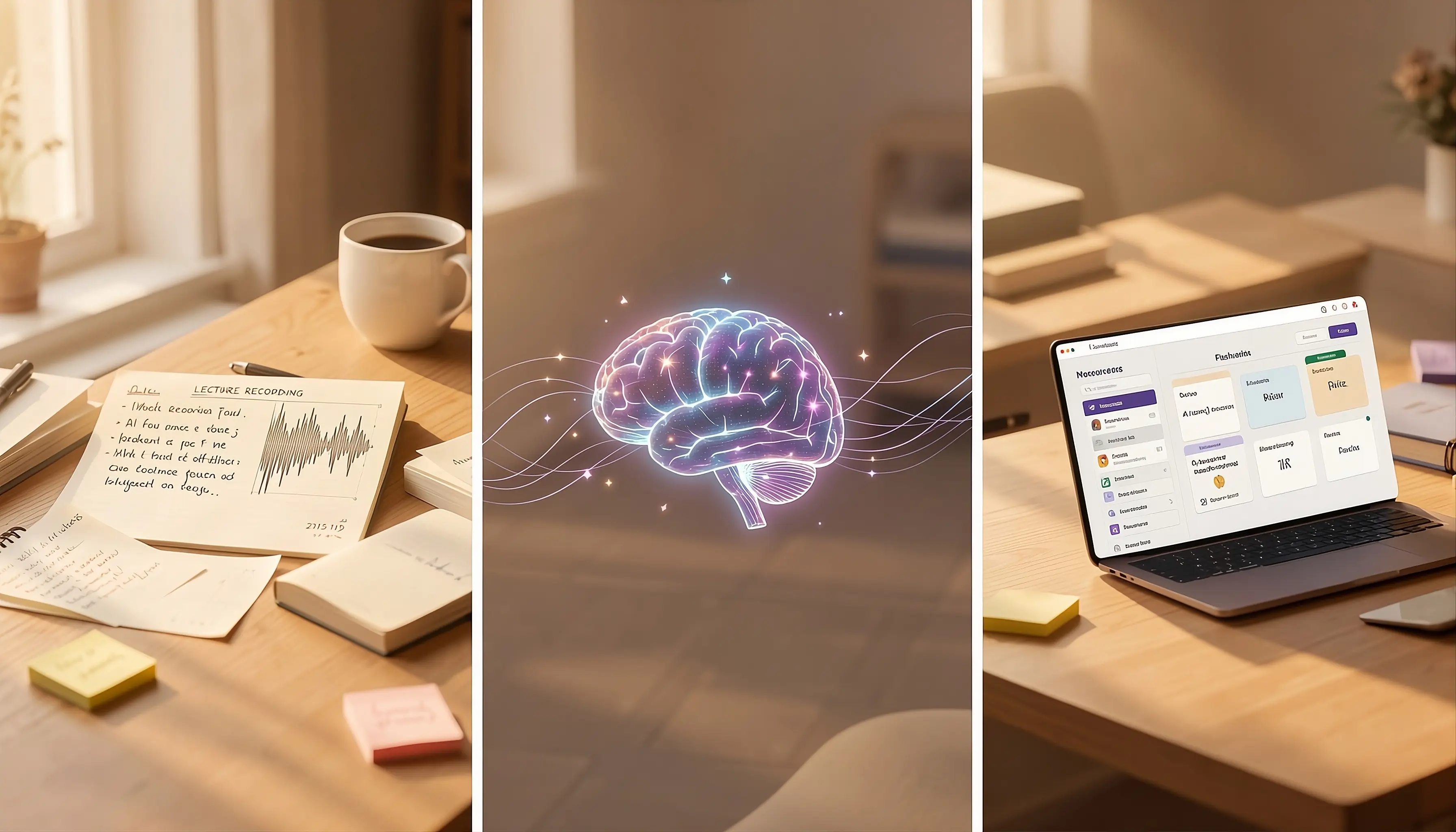 How to Turn Any Lecture Into Flashcards, Quizzes, and Notes Using AI